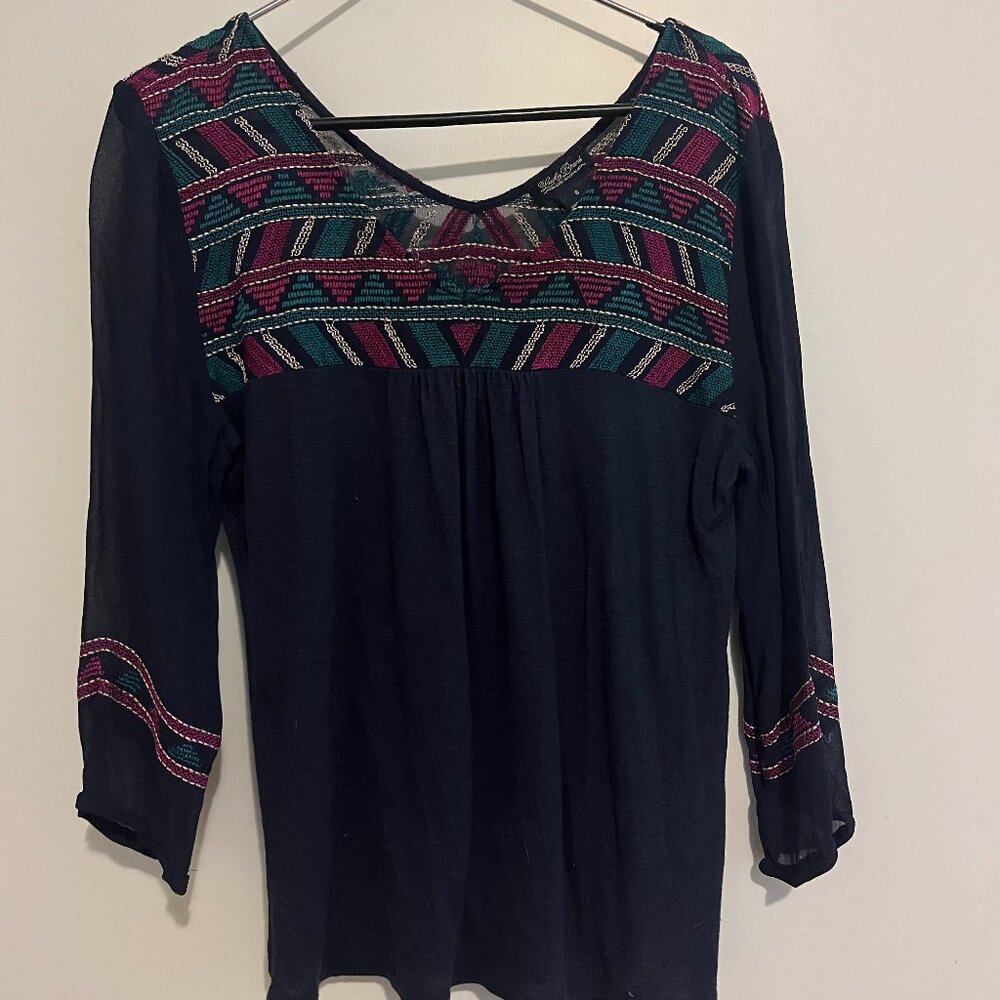 Lucky Brand Long Sleeve Blouse